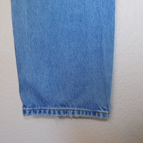 Vintage 90s 1999 Levi's Jeans Size 36 x 32 550 Casual Faded Denim 5 Pocket Blue - Picture 15 of 16